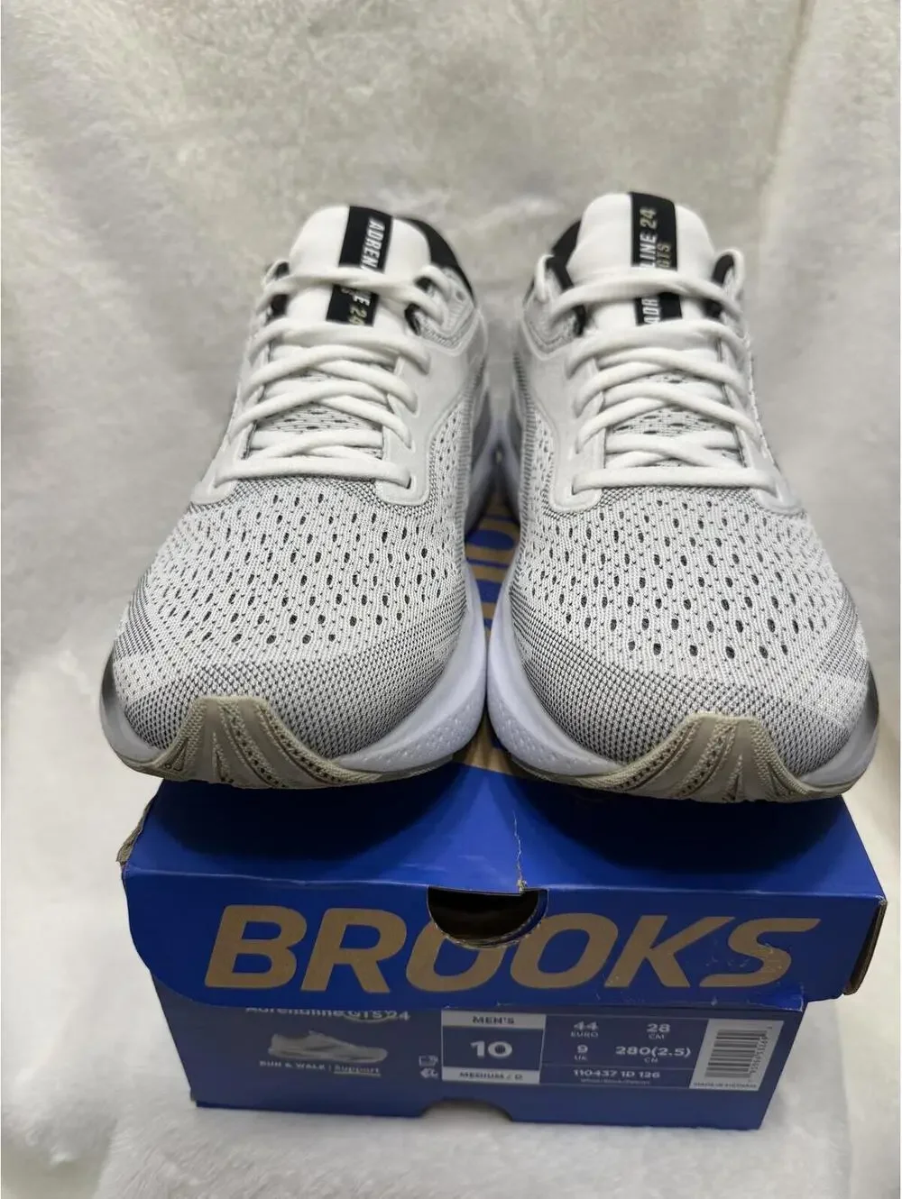 NEW BROOKS ADRENALINE GTS 24 RUNNING/WALKING SHOES MEN'S SIZE 10 OR WOMEN'S 11.5 - Picture 1 of 5